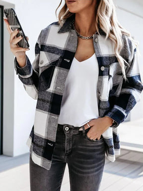 Camisa Feminina Xadrez Rois