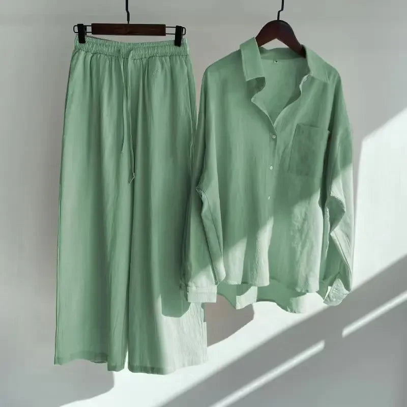 Conjunto Feminino Linho Retrô
