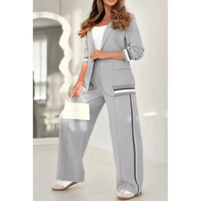 Conjunto Feminino Casaquinho e Calça Luiza