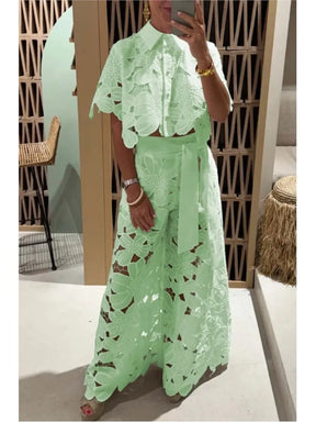 Conjunto Feminino de renda Pluzi