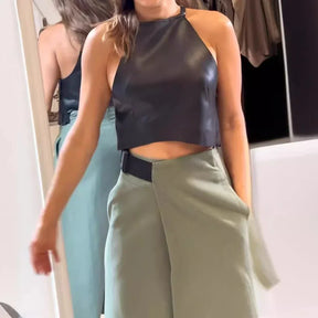 Conjunto Feminino Regata e Saia La Musa