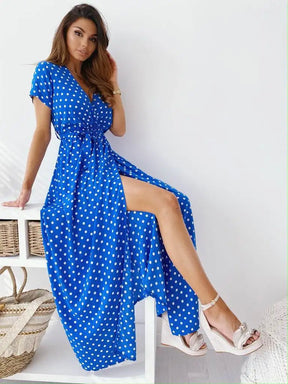 Vestido Feminino de Bolinha Domenica