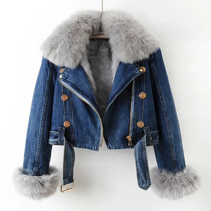 Jaqueta Jeans Feminina Alana