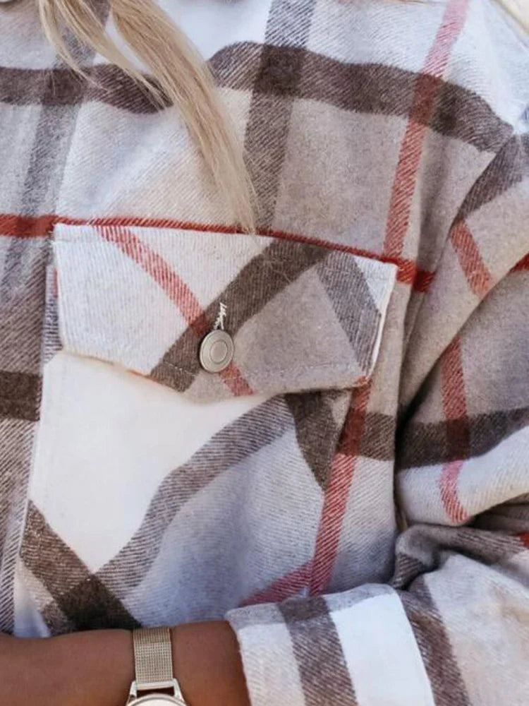 Camisa Feminina Xadrez Rois