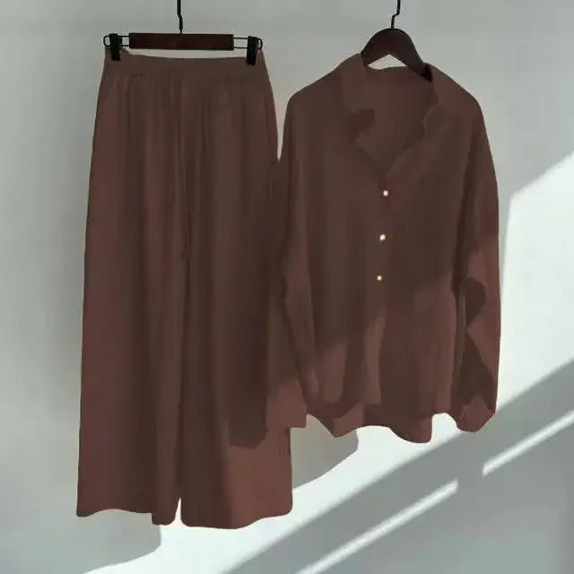 Conjunto Feminino Linho Retrô