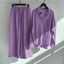 Conjunto Feminino Linho Retrô