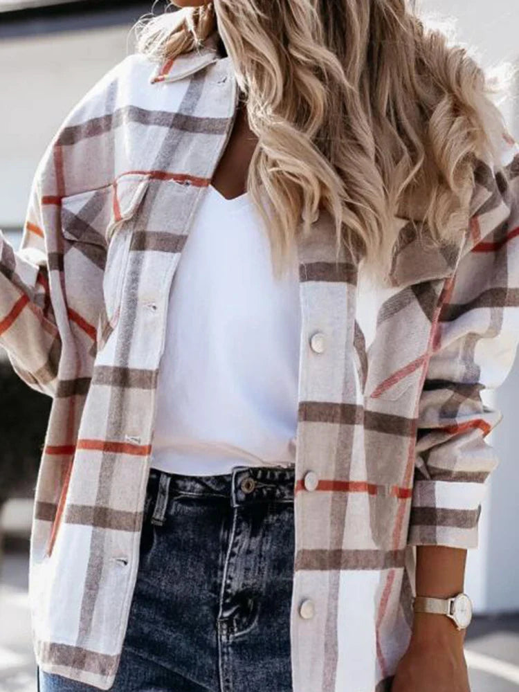 Camisa Feminina Xadrez Rois