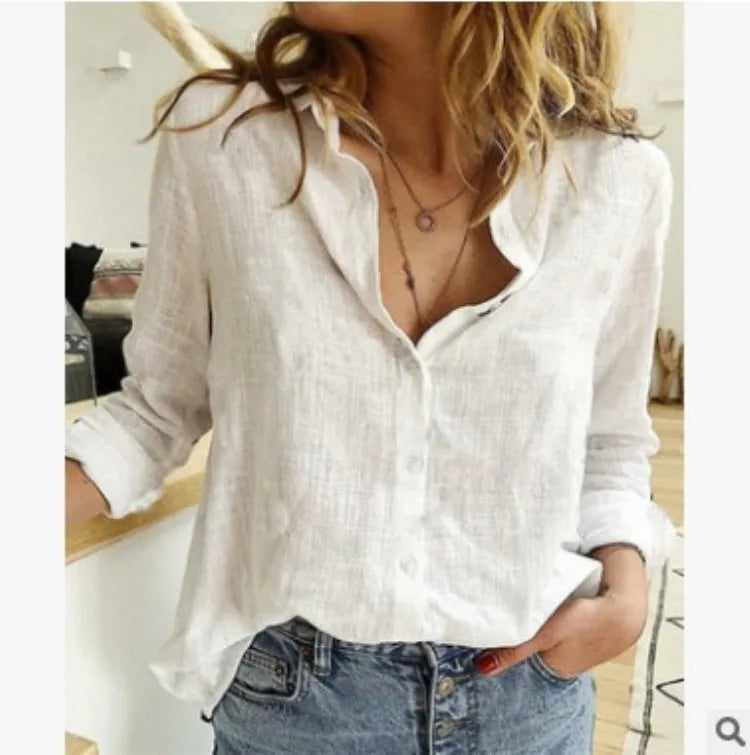 Camisa Feminina de Botão Colibri