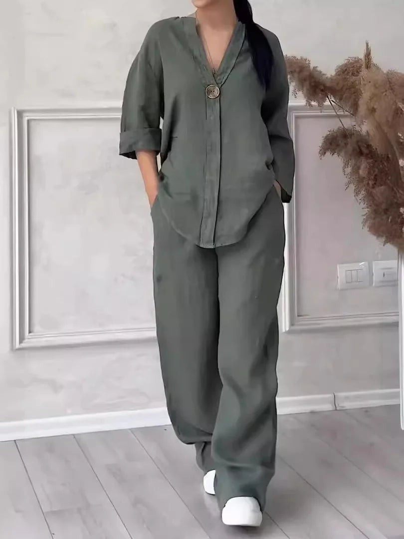 Conjunto Linho Feminino Valentina