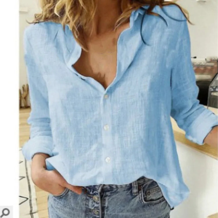 Camisa Feminina de Botão Colibri
