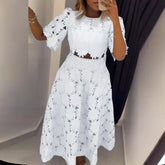 Conjunto de Renda Florido