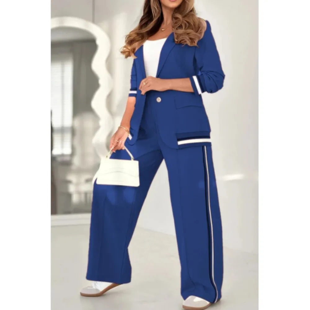 Conjunto Feminino Casaquinho e Calça Luiza