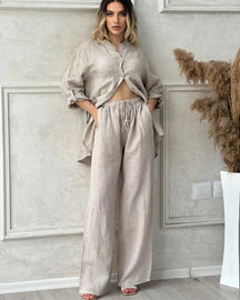 Conjunto Feminino Linho Brilho das Estrelas