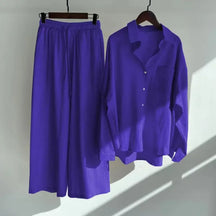 Conjunto Feminino Linho Retrô
