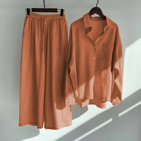 Conjunto Feminino Linho Retrô