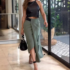 Conjunto Feminino Regata e Saia La Musa
