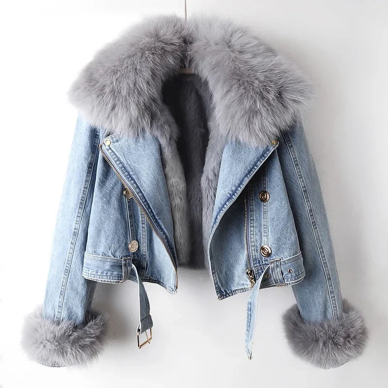 Jaqueta Jeans Feminina Alana