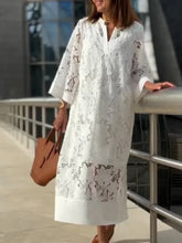 Vestido Feminino Longo Bordado Aurora