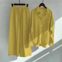 Conjunto Feminino Linho Retrô