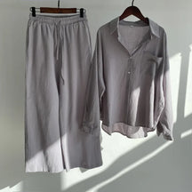 Conjunto Feminino Linho Retrô